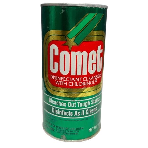 New Vintage 1989 Procter Gamble Comet Cleanser Full Unopened Display Prop - Picture 1 of 12
